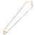 Collana Christian Dior Strass metallo Gold Tone Auth ka6626 - vista 7