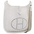 Hermès Borsa a tracolla HERMES Evelyn 1GM Togo White Silver Auth ka6646V Argento Bianco
