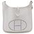 Hermès Borsa a tracolla HERMES Evelyn 1GM Togo White Silver Auth ka6646V Argento Bianco - vista 2