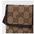 Borsello da vita GUCCI GG Canvas Beige Silver 131236 Auth 208149 Argento - vista 3
