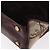 Borsa a mano BURBERRY Suede Dark Brown Gold Auth ep16404 D'oro Marrone scuro - vista 14