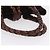 Borsa a mano BURBERRY Suede Dark Brown Gold Auth ep16404 D'oro Marrone scuro - vista 7