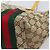 Borsa Tote GUCCI GG Canvas Web Sherry Line Beige Gold 211971 Auth 208769V D'oro - vista 12