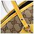 Borsa Tote GUCCI GG Canvas Web Sherry Line Beige Gold 211971 Auth 208769V D'oro - vista 15