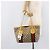 Borsa Tote GUCCI GG Canvas Web Sherry Line Beige Gold 211971 Auth 208769V D'oro - vista 24