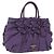 Borsa a Mano PRADA Nylon Viola Tono Oro Auth am12845A Porpora