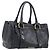 Borsa a mano BURBERRY in pelle nera e oro autentica ki6914A