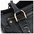 Borsa a mano BURBERRY in pelle nera e oro autentica ki6914A - vista 16