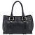 Borsa a mano BURBERRY in pelle nera e oro autentica ki6914A - vista 3