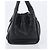 Borsa a mano BURBERRY in pelle nera e oro autentica ki6914A - vista 4