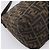 Borsa a Tracolla FENDI Zucca Canvas Mamma Baguette Marrone Argento Auth 207296A - vista 13