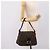 Borsa a Tracolla FENDI Zucca Canvas Mamma Baguette Marrone Argento Auth 207296A - vista 26