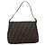 Borsa a Tracolla FENDI Zucca Canvas Mamma Baguette Marrone Argento Auth 207296A - vista 3