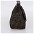Borsa a Tracolla FENDI Zucca Canvas Mamma Baguette Marrone Argento Auth 207296A - vista 4