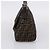 Borsa a Tracolla FENDI Zucca Canvas Mamma Baguette Marrone Argento Auth 207296A - vista 5