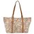FENDI Zucchino Canvas Tote Bag Multicolor Gold 8BH215 Auth 208580V Mehrfarben Golden - Ansicht 3