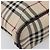 Borsa a mano BURBERRY Nova Check Canvas Beige Silver Auth 208144 Argento - vista 12