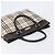 Borsa a mano BURBERRY Nova Check Canvas Beige Silver Auth 208144 Argento - vista 7
