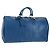 LOUIS VUITTON Epi Keepall 50 Boston Bag Blue M42965 LV Auth am12687V