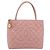 CHANEL Standard Tote Bag Caviar Leder Pink Gold CC Auth 208641V Golden - Ansicht 2