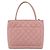 CHANEL Standard Tote Bag Caviar Leder Pink Gold CC Auth 208641V Golden - Ansicht 3