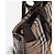 Borsa a mano BURBERRY Nova Check Canvas Beige Gold Auth 207846A D'oro - vista 15
