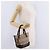Borsa a mano BURBERRY Nova Check Canvas Beige Gold Auth 207846A D'oro - vista 22