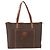 Céline Borsa Tote CELINE Macadam PVC Brown Auth 208166 Marrone - vista 2