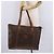 Céline Borsa Tote CELINE Macadam PVC Brown Auth 208166 Marrone - vista 26