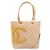 Borsa Tote CHANEL Linea Cambon in pelle beige e argento CC Auth ki6919SAM - vista 2