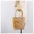 Borsa Tote CHANEL Linea Cambon in pelle beige e argento CC Auth ki6919SAM - vista 24