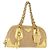 PRADA Kettenhandtasche aus Raffia Beige Goldfarben BL0352 Auth am12833M - Ansicht 2