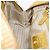 PRADA Kettenhandtasche aus Raffia Beige Goldfarben BL0352 Auth am12833M - Ansicht 24