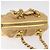 PRADA Kettenhandtasche aus Raffia Beige Goldfarben BL0352 Auth am12833M - Ansicht 6