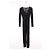 Autre Marque Tuta Saint Laurent in cotone nero - vista 3