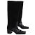 Botas Alaïa de cuero negro - vista 3