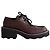 Louis Vuitton Scarpe Derby stringate basse district bordeaux Bordò