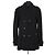 Manteau en laine noir Dolce & Gabbana Homme