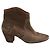 Isabel Marant Khaki Deerskin Ankle Boots Size 40