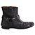 Louis Vuitton Lederstiefel Schwarz