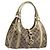 Borsa a tracolla GUCCI GG Crystal Jackie Beige Gold 203495 Auth 208732 D'oro