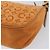 16 Céline Borsa a mano CELINE C Macadam Suede Orange Tono Oro Auth 208638V Arancione - vista 12