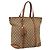 Borsa Tote GUCCI GG Canvas Beige Gold 257031 Auth ep16406 D'oro