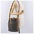 Bolso de hombro Christian Dior Trotter Canvas PVC Navy Gold Auth 203833 Dorado Azul marino - vista 25