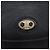 Céline Bolsa de ombro bucket CELINE Sangle em couro preto e dourado Auth ep16425 - vista 16