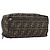 FENDI Zucca Canvas Clutch Tasche Schwarz Braun Auth 208796A