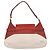 Borsa a tracolla GUCCI Horsebit Canvas Ivory Gold 137592 Auth BA15852A - vista 3