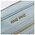 Borsa a tracolla Miu Miu Madras in pelle azzurro tono oro Auth 208156V - vista 18