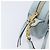 Borsa a tracolla Miu Miu Madras in pelle azzurro tono oro Auth 208156V - vista 19