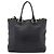 Borsa Tote PRADA in pelle 2way Nero Oro Auth yk21027V D'oro - vista 3